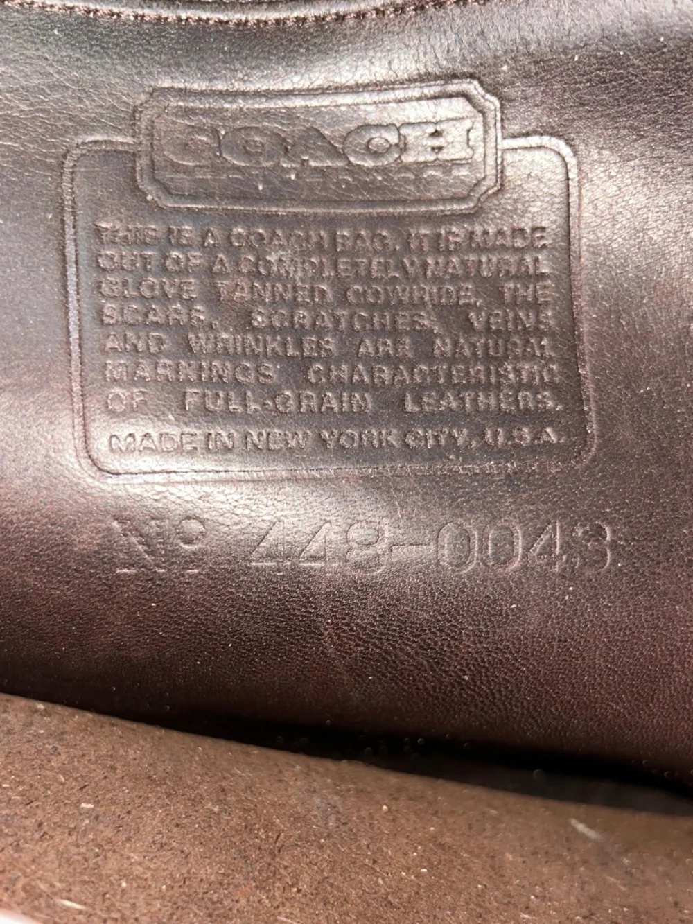 Coach vintage 80s